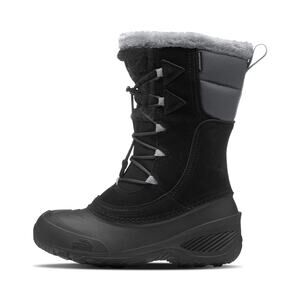 NWT The North Face Shellista Lace IV Girls Boots TNF Black/Vanadis Grey 10K